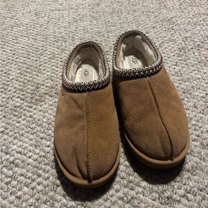 UGG Tan Suede Slip-On Shoes